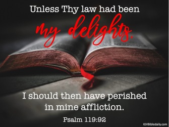 Psalm 119-92 KJV